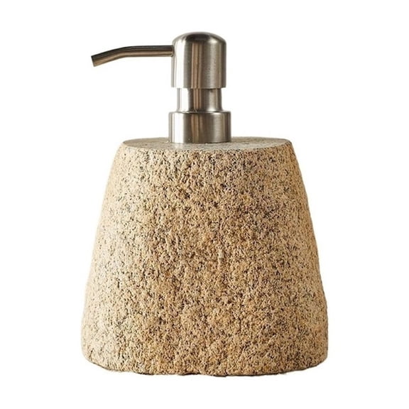 Vintage Stone Lotion Bottle Handmade Dispenser Bathroom Press Bottle Soap Dispenser