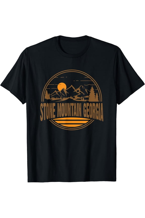Vintage Stone Mountain, Georgia Ga Home State Gift T-Shirt, Unisex T-Shirt