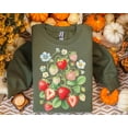 thumbnail image 1 of Vintage Strawberry Sweatshirt: Cottagecore Botanical Fruit Pullover SWEATSHIRT All Size S-5XL, 1 of 5