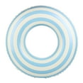 thumbnail image 1 of Vintage Striped Inflatable Swimming Ring, Thickened Plastic Life Buoy Float for Beach and Pool Lounging, Classic Design, 1 of 3
