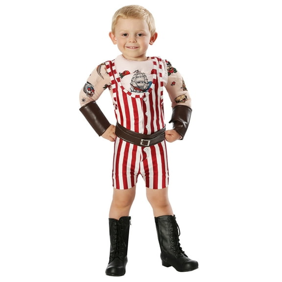 Vintage Strongman Toddler Costume