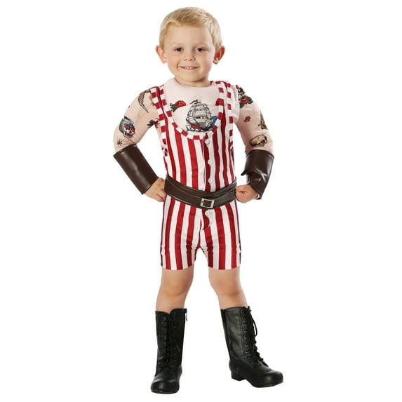 Vintage Strongman Toddler Costume