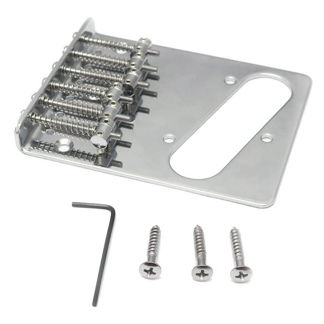 Vintage Style 6 Strings Saddle Top Loader Bridge for Tele Style