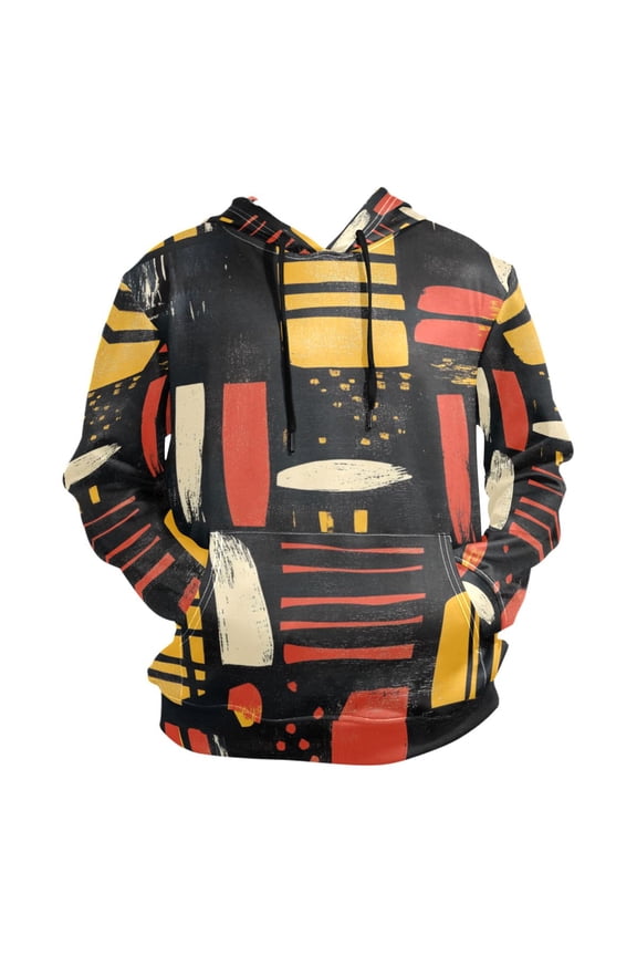 Vintage Style Abstract Painting Men’s Hoodies Sweatshirt Fleece Jackets Long Sleeve Sweatshirts