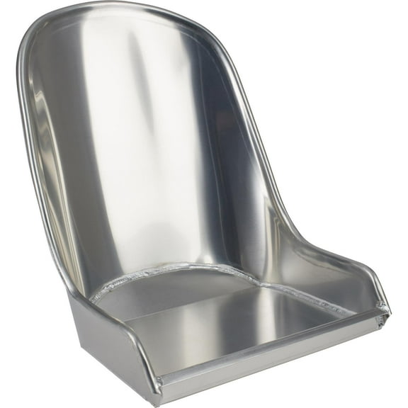 Vintage Style Aluminum Bomber Seat for Hot Rods | Comfortable 20-Degree Layback Angle | Universal Mounting Options | Lightweight and Strong | Nostalgic Look with Modern Comfort