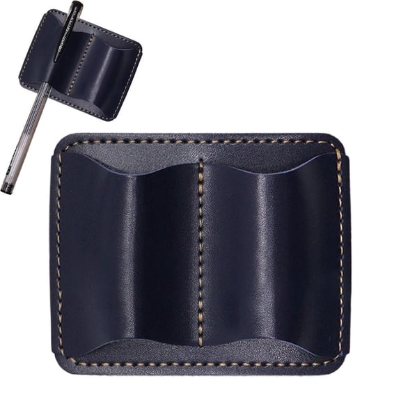 Vintage Style Anti-drop Pen Clip, Leather Pen Holder Clip, Practical Accessory for Notebook, Journal & Fountain Pen