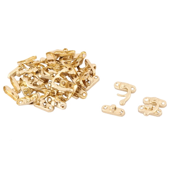 Vintage Style Bag Box Suitcase Clasp Closure Case Latch Gold Tone 20pcs