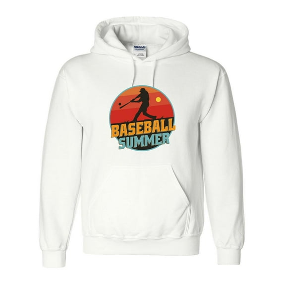 Vintage Style Baseball Game Day Fan Life Graphic Pullover Hoodie