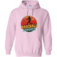 thumbnail image 1 of Vintage Style Baseball Game Day Fan Life Graphic Pullover Hoodie, 1 of 3