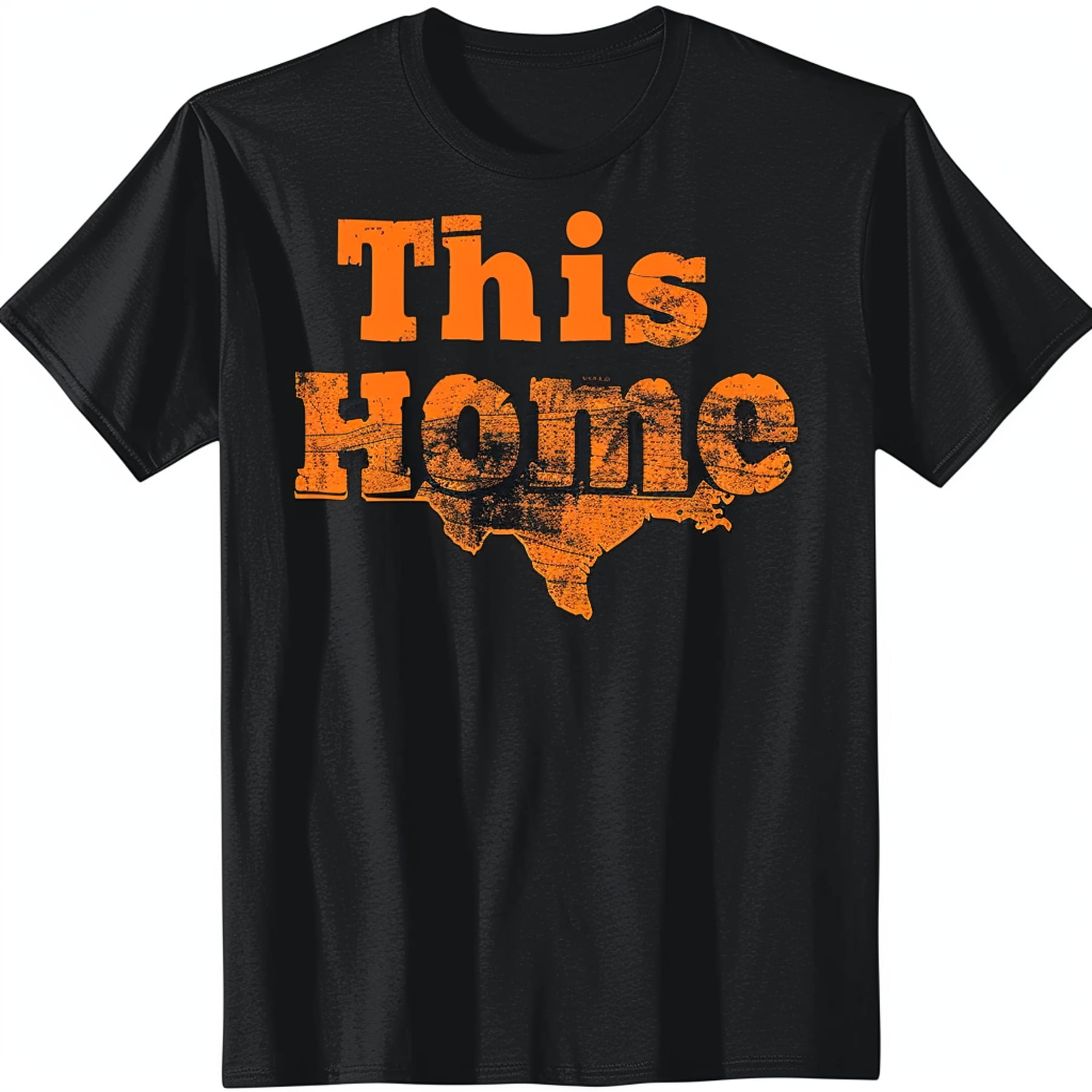 Vintage Style Black T Shirt This is Home Wisconsin & Coffeyville