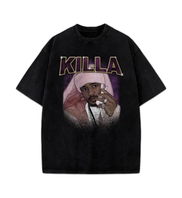 Vintage Style Camron Killa Cam DipSet Pink Fur Flip Phone Hip Hop Men T