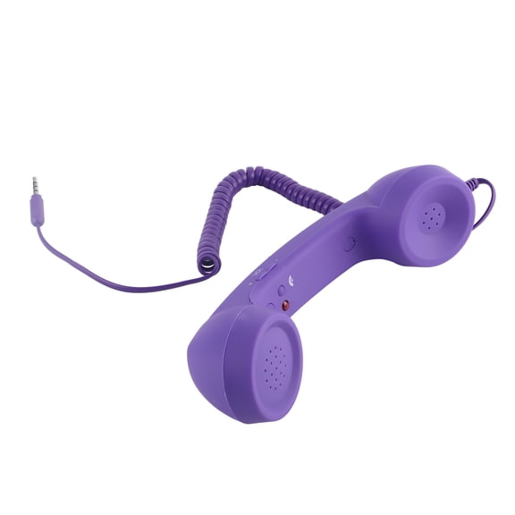 Vintage Style Cellphone Handset, Convenient, Multifunction, Clear Audio, 3.5mm Jack USB,C Adapter Included