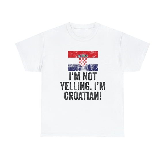 Vintage Style Croatia Croatian Pride Flag Shirt, Gifts, Tshirt, Tee