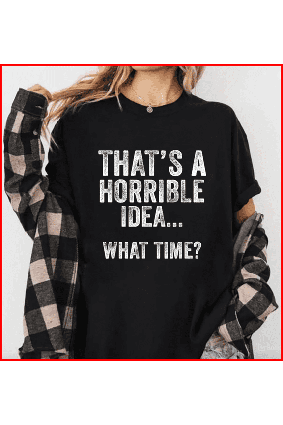 Vintage Style Cursed Internet Meme Graphic Horrible Idea What Time Unisex T-Shirt, S-5XL