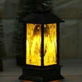 thumbnail image 1 of Vintage Style Decorative Lantern,Flame Effect LED Lantern,Christmas Lanterns Decorative Indoor Lanterns Decorative,Outdoor Hanging Lantern,Tea Lights Candle for Tree Window Decor, 1 of 3