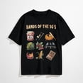 thumbnail image 1 of Vintage Style Design Popular Music Bands of The 90's Band T-Shirt, 1 of 7
