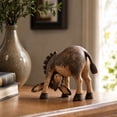 thumbnail image 1 of Vintage Style Donkey Animal Ornament, Farmhouse Donkey Figurine, Rustic Animal Statue for Home Shelf, Entryway Console, Study Desk, Cottage Decor and Animal Lover Gifts, 1 of 7