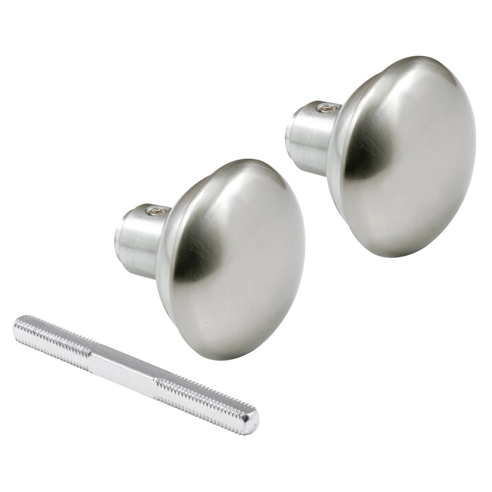 Satin Nickel Vintage Style Round Door Knob Set