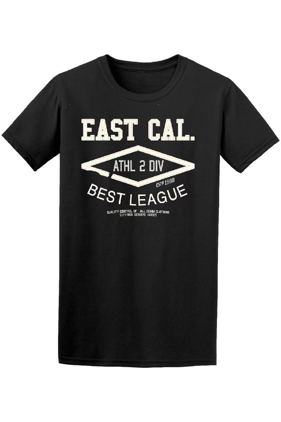 Vintage Style East Cal T-Shirt Men -Image by Shutterstock, Male Small