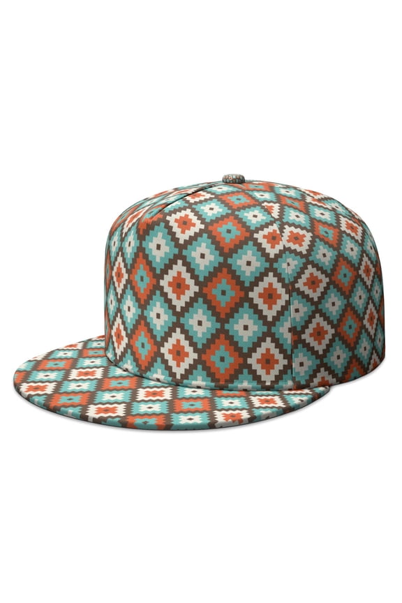 Vintage Style Flat Bill Cap - Adjustable Hip Hop Baseball Hat for Men & Women