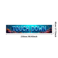 thumbnail image 1 of Vintage Style Football Themed Banner Touch Down Decoration for Sports Parties Football Game Events Fan Gatherings Backdrop Decorations, 1 of 7