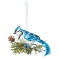 thumbnail image 1 of Vintage-Style Glass BLUE JAY Kissing Krystals Christmas Ornament by Ganz, 1 of 2