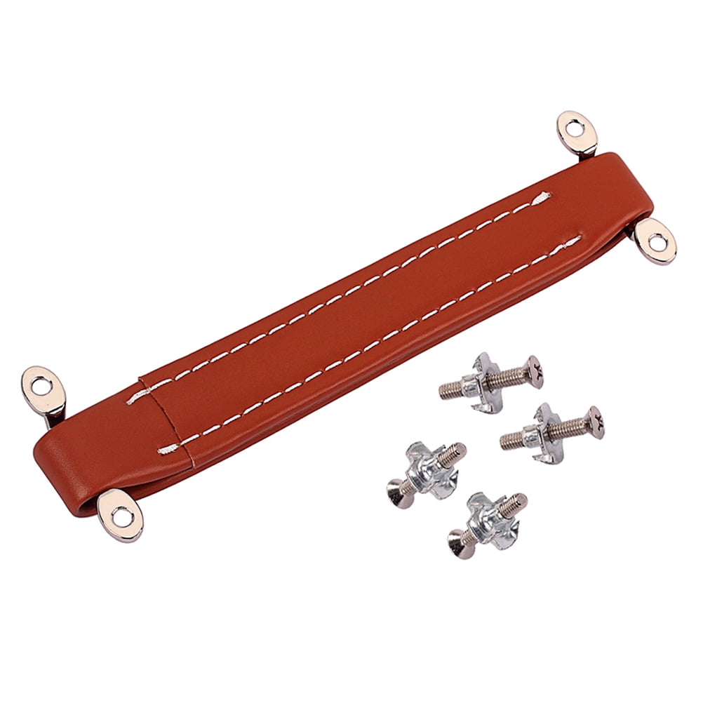 Vintage Leather Guitar Amplifier Handle 218x30mm - Replacement Handle For Amp & Speaker