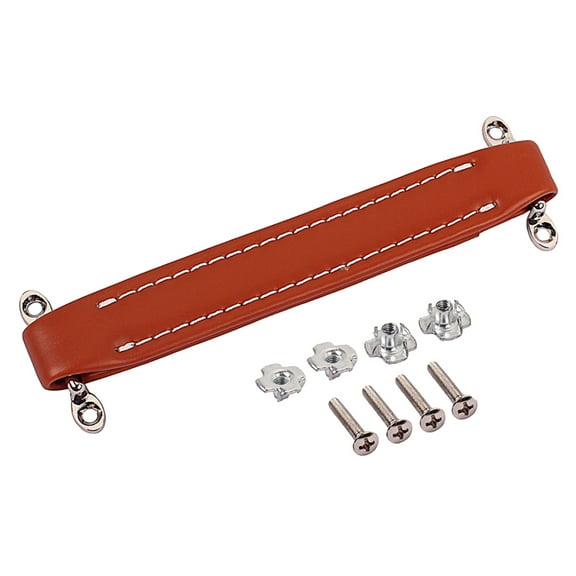 Vintage Style Guitar Amplifier AMP Speaker Leather Handle Strap for Guitar (Light Brown)