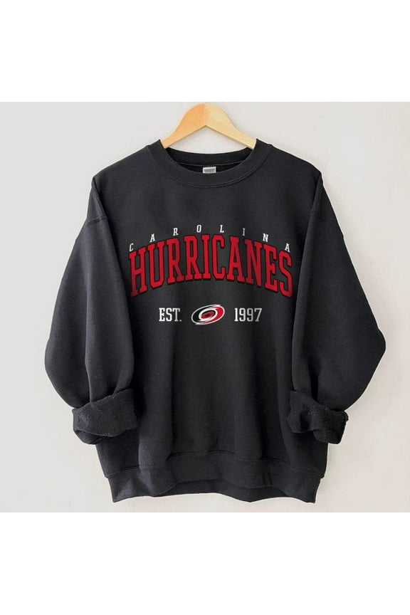 Vintage Style Hurricanes Sweatshirt, Carolina Sweat, Hockey Fan Gifts