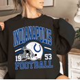 thumbnail image 1 of Vintage Style Indianapolis Sweatshirt, Retro Football Crewneck Shirt, Indianapolis Fans, Sunday Football Sweater, 1 of 2