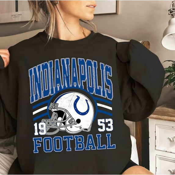 Vintage Style Indianapolis Sweatshirt, Retro Football Crewneck Shirt, Indianapolis Fans, Sunday Football Sweater