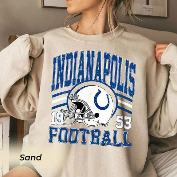 Vintage Style Indianapolis Sweatshirt, Retro Football Crewneck Shirt, Indianapolis Fans, Sunday Football Sweater