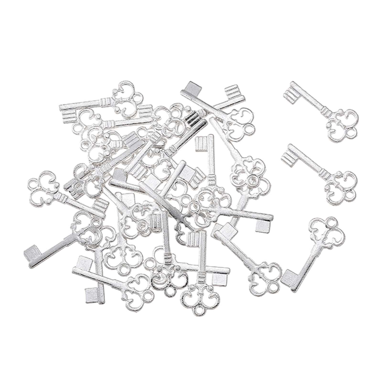 Vintage Style Key Set Charms Antique Style Small Metal Keys Bulk Key ...
