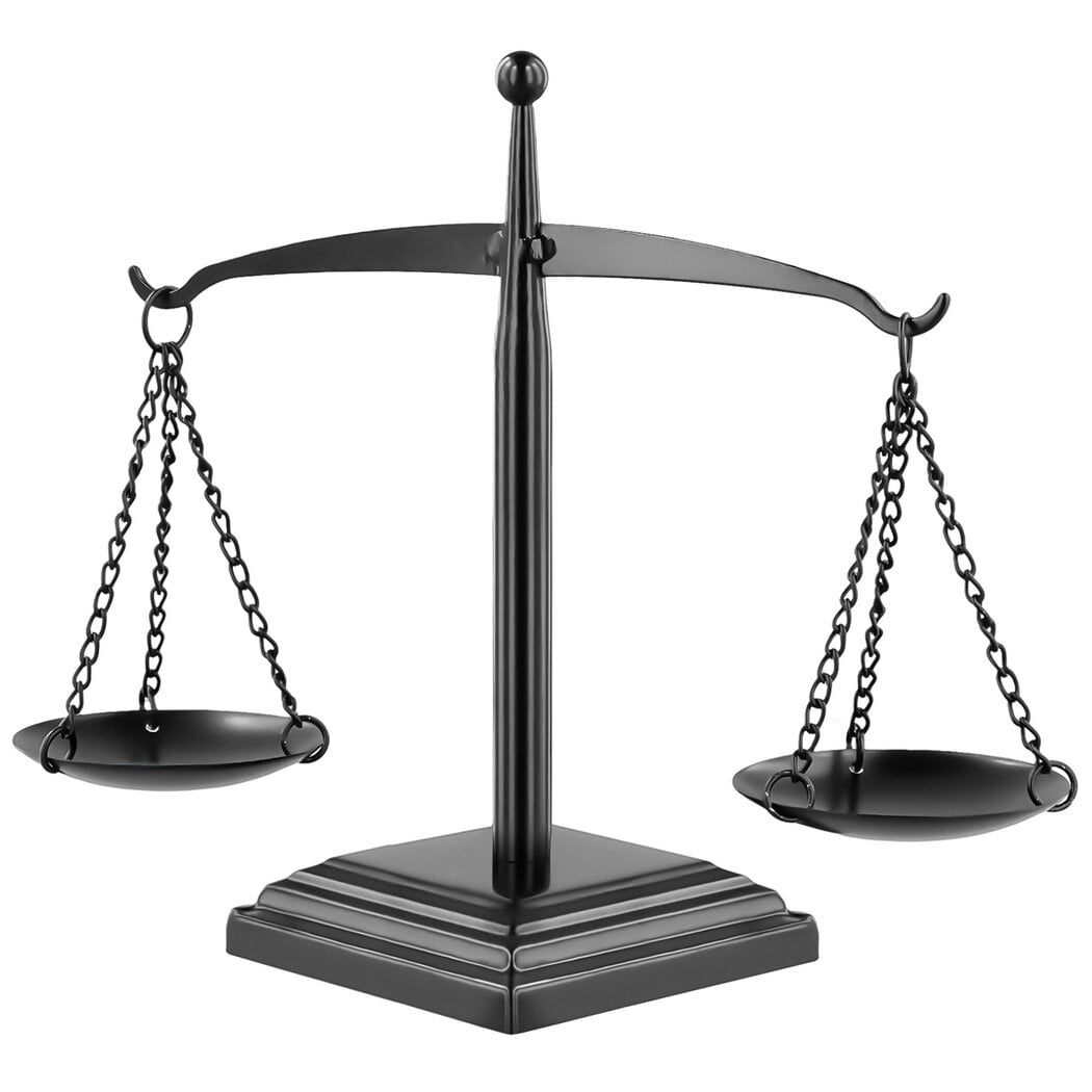 Vintage Style Metal Balance Scale, Decorative Antique Weight Balancing