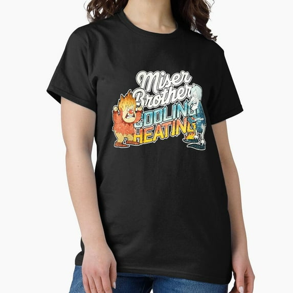 Vintage Style Miser Brothers Cooling And Heating Funny G8314 Unisex T-Shirt, Up to Size 5XL
