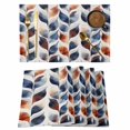 thumbnail image 1 of Vintage Style Placemats Set of 2, Retro Palm Leaf Watercolor Design Non-Slip Place Mats Washable Table Mats for Kitchen Dining Table Decorations Indoor/Outdoor, 1 of 9