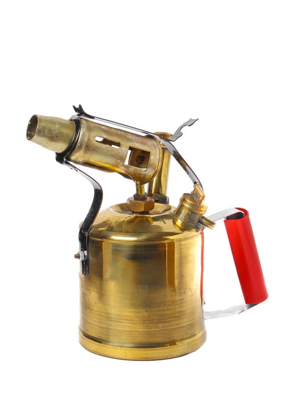 Vintage Style Primas Kerosene Oil Antique Brass Blow Torch Lamp in Working Order.