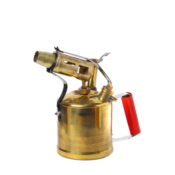Vintage Style Primas Kerosene Oil Antique Brass Blow Torch Lamp in Working Order.