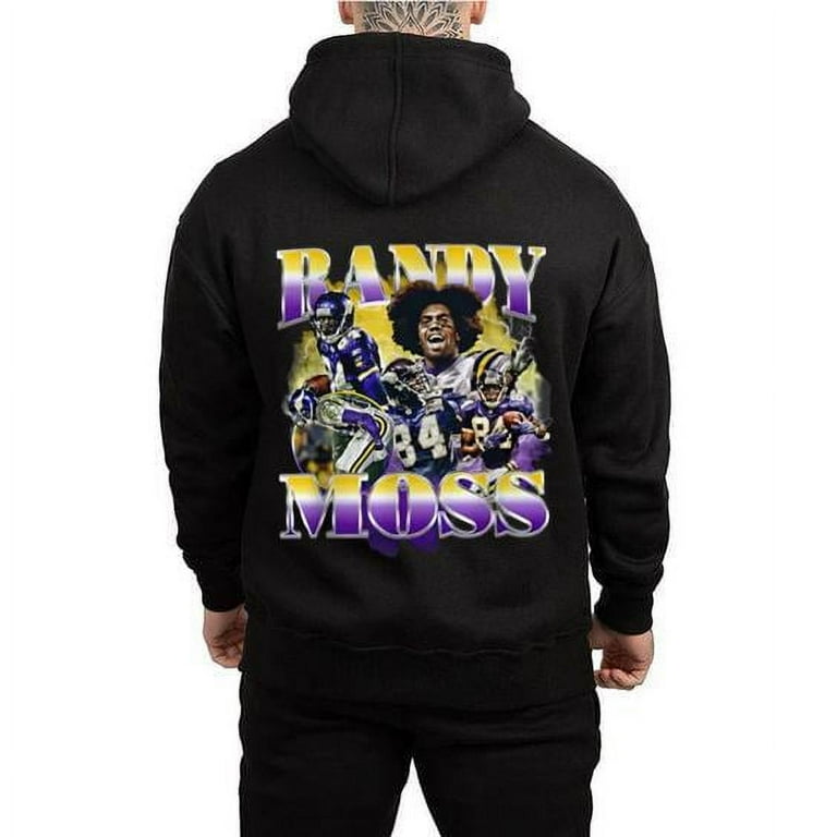Vintage Style Randy Moss Hoodie Football Hoodie Classic 90S Graphic Hoodie Unisex Vintage Bootleg Walmart
