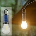 thumbnail image 1 of Vintage Style Rechargeable LED Camping Light | Portable Outdoor Hanging Bulb | Type-C Charging | 400mAh Battery | 10H Runtime | Warm Light | IPX4 Waterproof | 6x19.6cm, 1 of 6