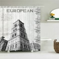 thumbnail image 1 of Vintage Style Retro landscape Bath Curtain Waterproof Fabric Shower Curtains Bathtub Screen for Bathroom Home Decor, 1 of 5