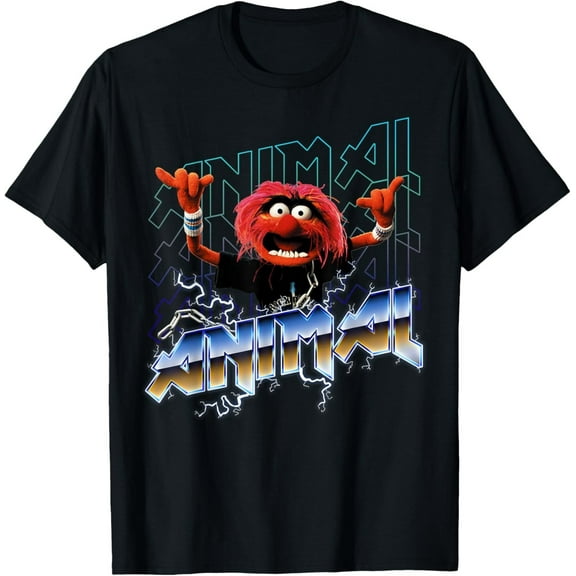 Vintage Style Rock Band Animal Poster Shirt Inspired by Classic Puppet Characters