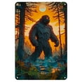 thumbnail image 1 of Vintage-Style Sasquatch Sunset Iron Poster - 8x12 Inch, Colorful Autumn Forest Scene, Ideal for Bedroom, Office, Unique Gift for Pet Lovers and Valentine's Day, 1 of 8