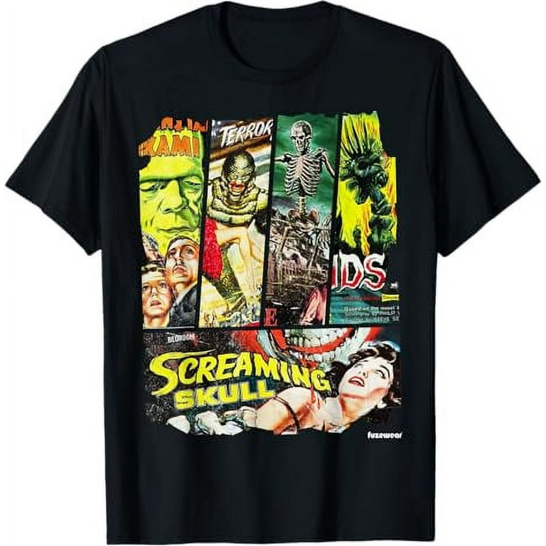 Vintage Style Sci Fi Movie Poster Collage T-Shirt Vintage Style Sci Fi Movie Poster Collage T-Shirt