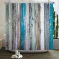 thumbnail image 1 of Vintage Style Shower Curtain Retro Wooden Door Rustic Old Vintage Barn door Waterproof Polyester Fabric Bathroom Dector Curtain, 1 of 7