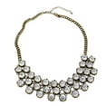 thumbnail image 1 of Vintage Style Statement Necklace Clear Stones, 1 of 3