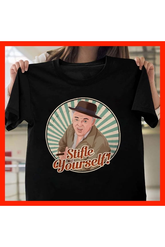 Vintage Style Stifle Yourself T-Shirt - Retro Comedy Fan Gift - 90s Sitcom Inspired Tee T1580, Softstyle for Unisex, Inclusive Sizing to 5XL