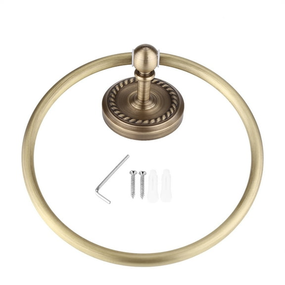 Vintage Style Storage for Bathroom & Hotel Dcor Antique Copper Finish Wall-Mounted Towel Holder Sarapandan