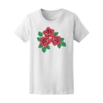 thumbnail image 1 of Vintage Style Tattoo Rose T-Shirt Women -Image by Shutterstock, Female Medium, 1 of 2