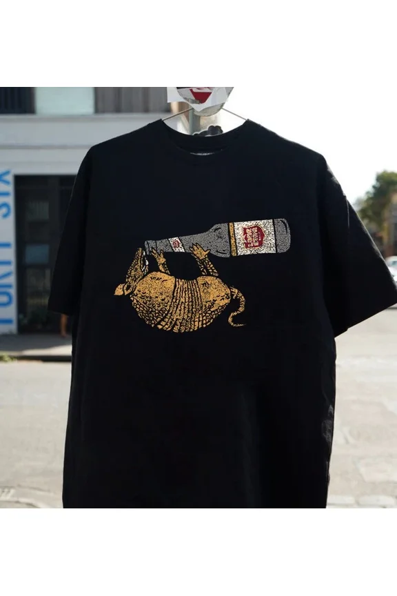 Vintage Style Texas Armadillo T-Shirt Texas Lone Star Tee Gift All Size